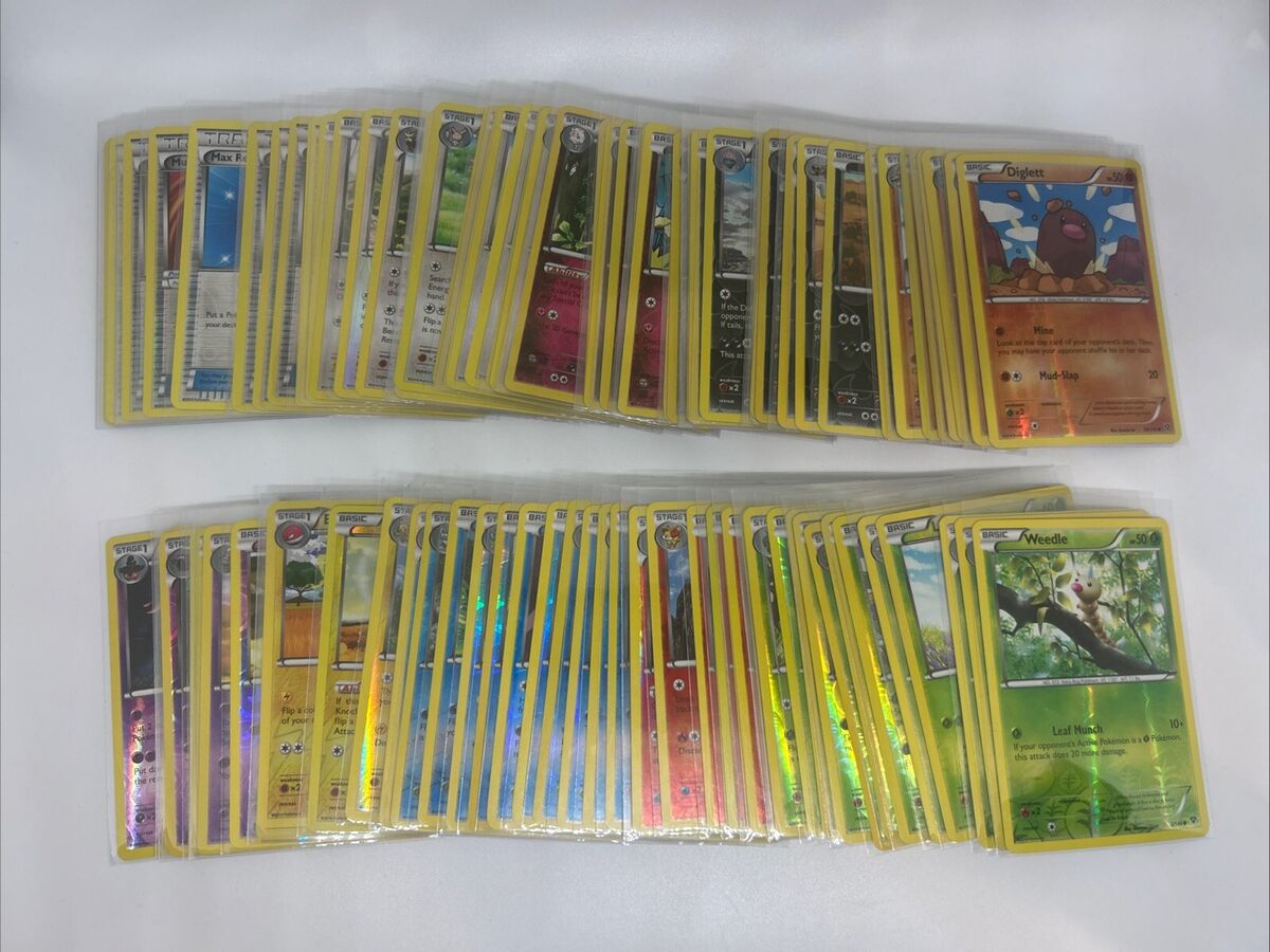 123 Card XY Base Set Complete Reverse Holo Pokemon Set C/UC 123 Card XY Base Set Complete Reverse Holo Pokemon Set C/UC