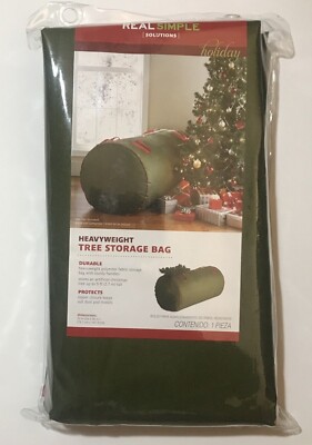 Real Simple Holiday Heavy Weight Tree Storage Bag - Up To 9 ft Tree   NEW
