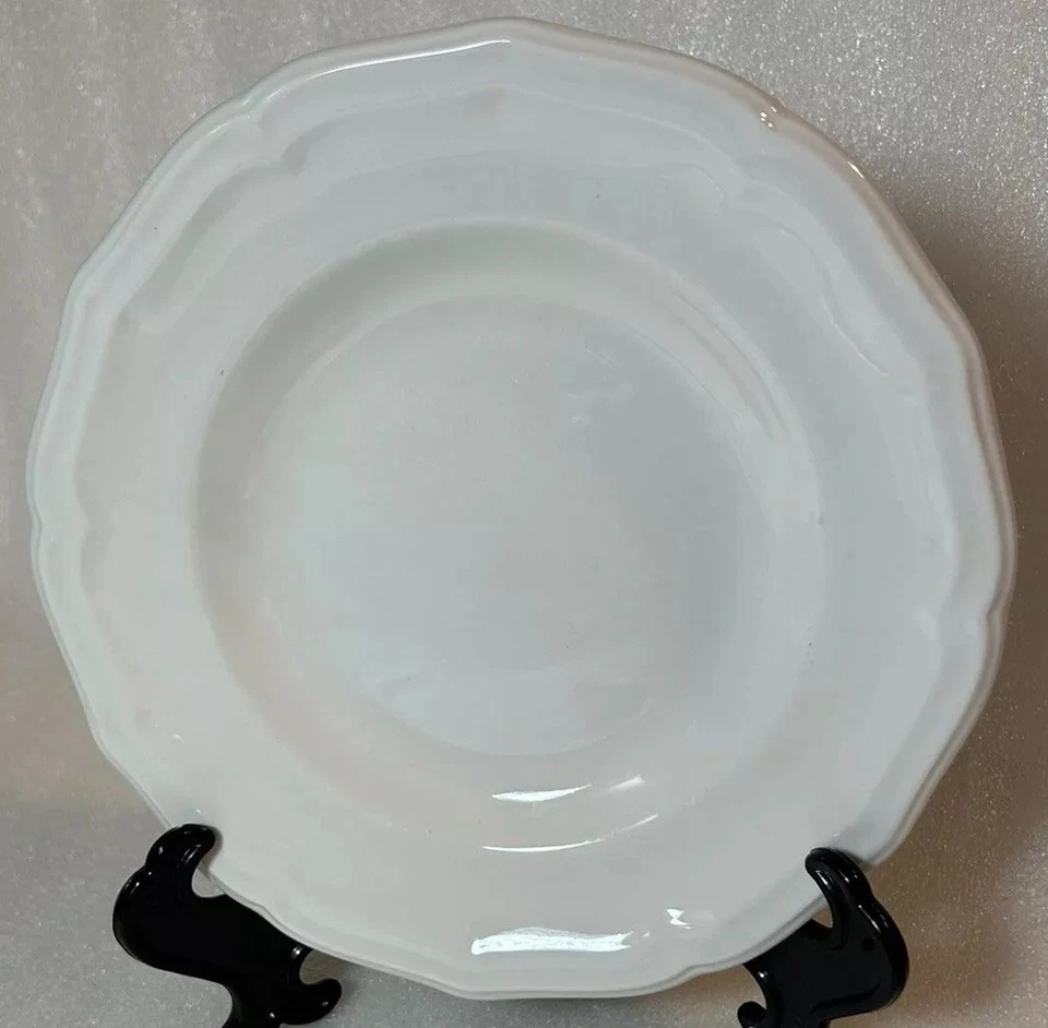 Gibson Everyday Scarborough белый салат или хлеб тарелка 8 дюймов замена винтажный - Изображение 4 из 4