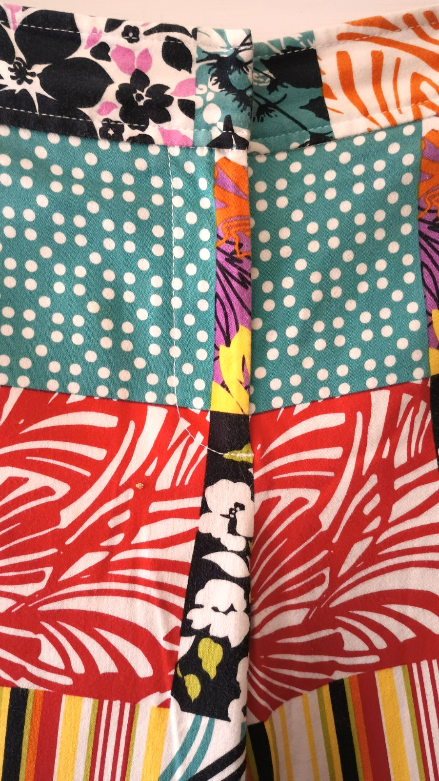 Madison Studio Patchwork Print Golf Pants Cropped… - image 3