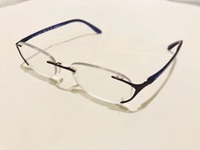 Silhouette Eyeglasses 6659 40 6054  Titan Purple Rimless Frame Austria 