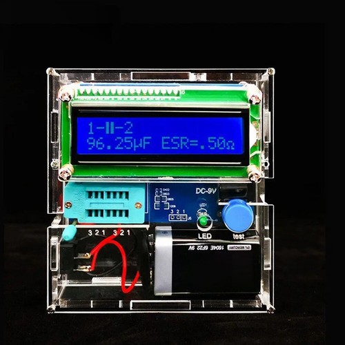 Transistortester-Bausatz Kann ein Multimeter f??r Elektronische Messungen Wi1656 - Bild 6 von 10