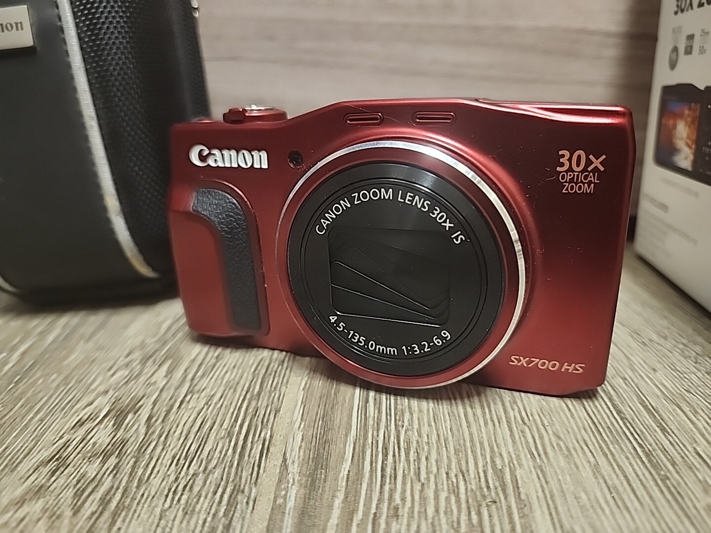 Canon PowerShot SX700 HS 16.1 MP Digital Camera Red SX 700 HS + Box