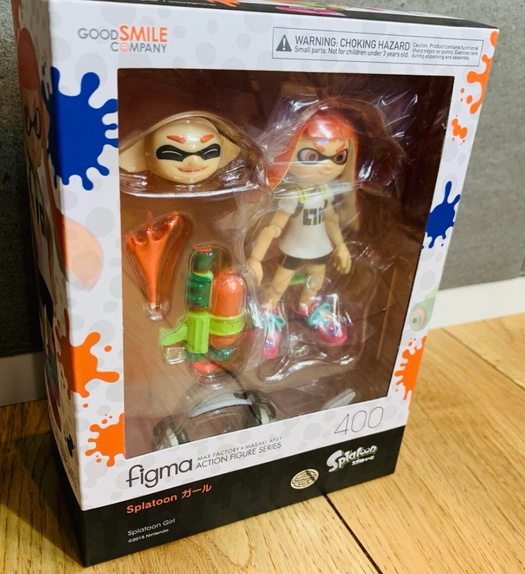 figma 400 Splatoon Girl Action Figure Nintendo Max Factory Good