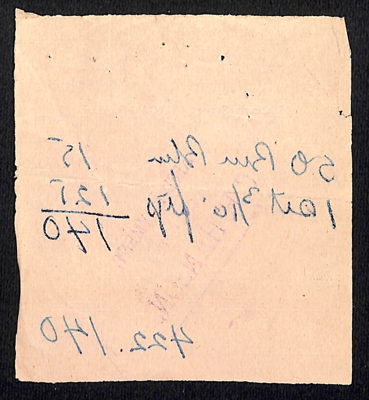 C.H. Hanson Engraver Stencils 1901 Receipt - Hicks Motor Cycle Chicago*