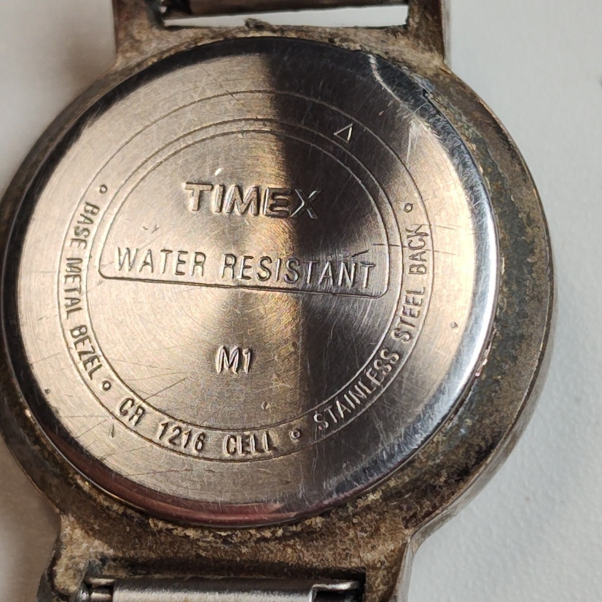 Carriage By Timex Indiglo White Dial Ladies Stainless Band Watch