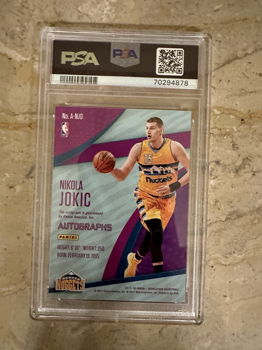 2017 Panini Revolution Autographs Nikola Jokic PSA 10 Gem mint | eBay