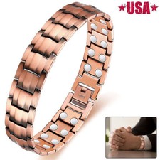 Copper Magnetic Bracelet Arthritis Pain Relief Relieve Carpal Tunnel Bracelet