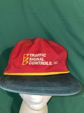 Vintage Traffic Signal Control Inc SnapBack Hat Rope USA made