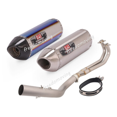 For SYM MAXSYM TL500 2019-2021 Exhaust Tip Header Link Pipe Slip On System Tube