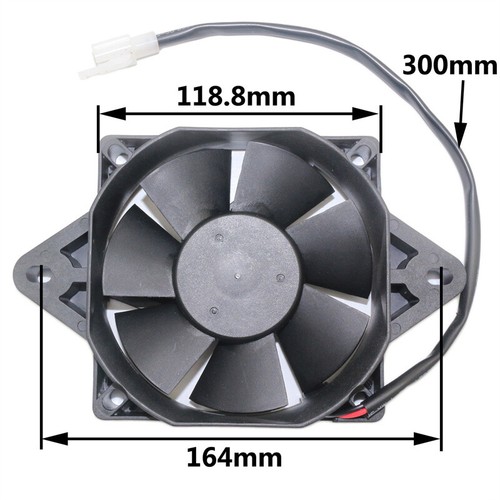 Electric Engine Cooling Fan Radiator Dirt Motorcycle ATV Go Kart Quad - Afbeelding 2 van 5