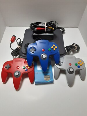 Nintendo 64 Consoles Region Free With 1 2 3 4 Controllers