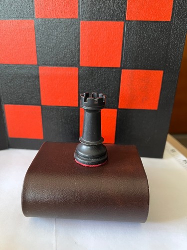 1969 Chessmen Staunton Replacement Black Rook Chess Piece 4807 Milton ...