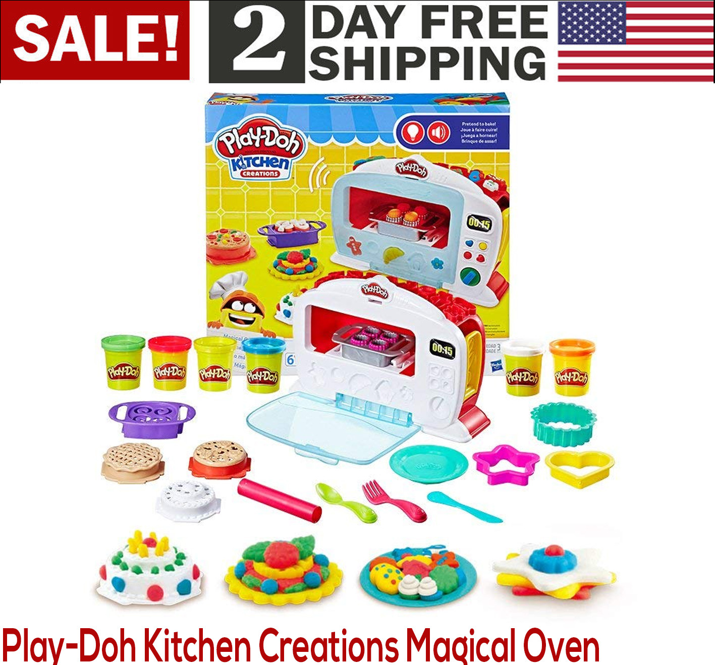 play clay doh kitchen cooking
