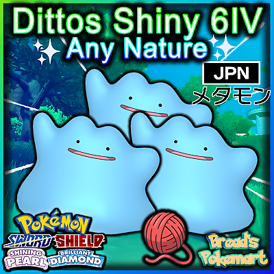 ✨Shiny Japanese Masuda Ditto 6IV✨ Pokemon Brilliant Diamond Shining Pearl