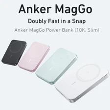 Anker MagGo Power Bank 10K Ultra-Slim 15WQi2 MagSafe Magnetic Charger for iPhone