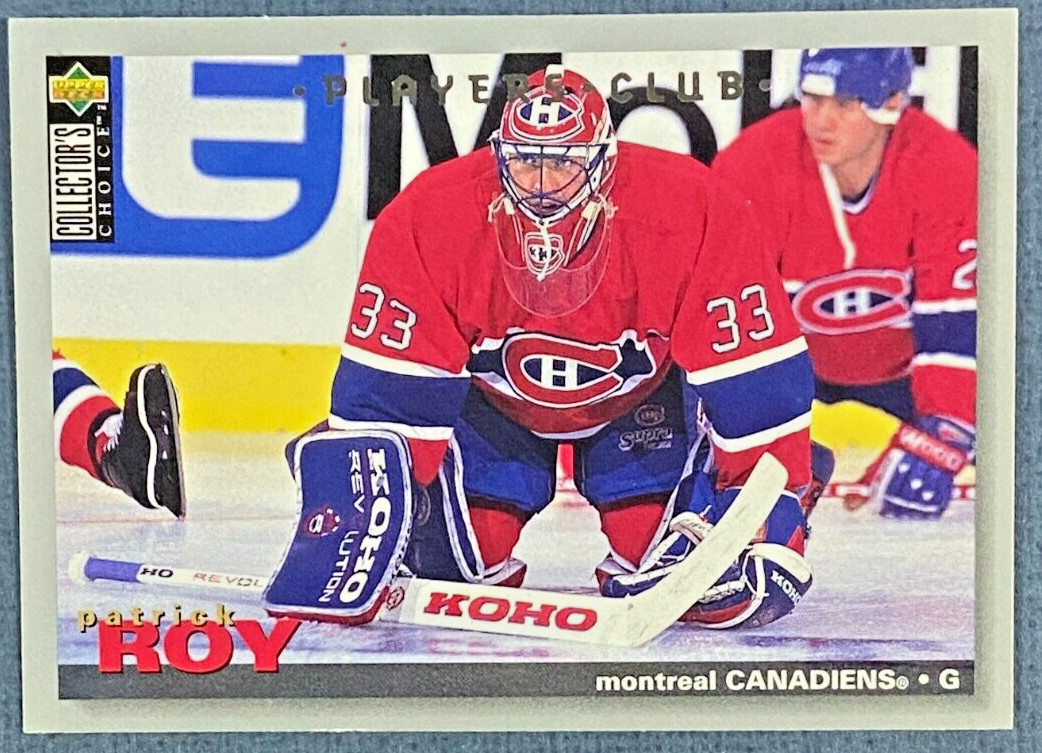 Patrick Roy 1995-96 Collector's Choice Player's Club #95
