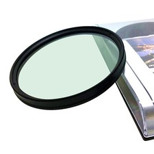 Round lens polarizer CPL/PL reflective polarizer with adhesive polarizing film