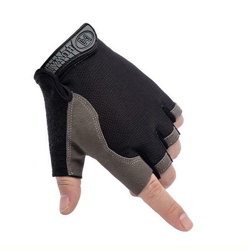 Fitness Halbfinger Antirutsch Handschuhe Herren Damen Handschuhe Yoga Laufen Training - Bild 12 von 19