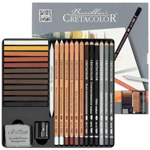 CRETACOLOR Poudre De Charbon De Bois 175g - Idéale Pour Dessin Grand Format Et Ombres