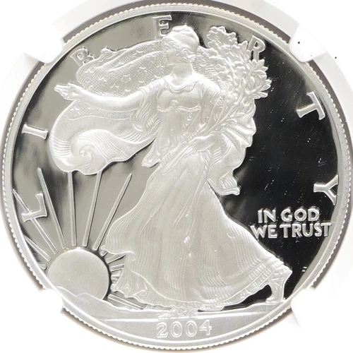 2004 W Proof Silver American Eagle NGC PF-70 UCAM
