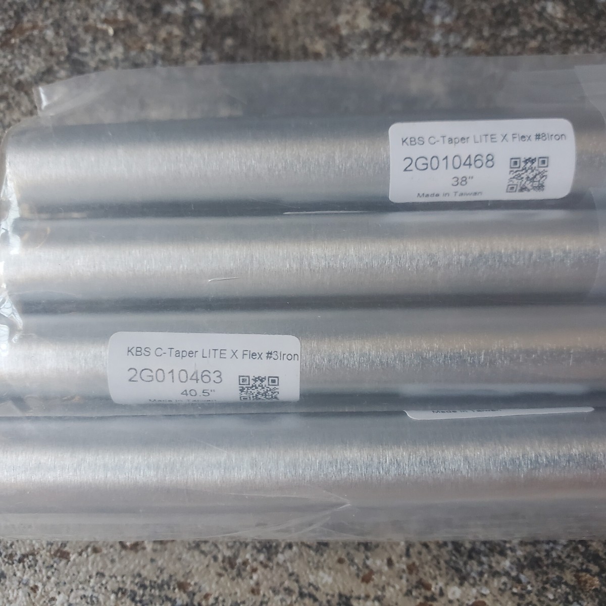 Shafts Extra Stiff 0.355 Fers De Golf KBS C-Taper Lite 115X Extra Raide - Jeu De Shafts Neufs Non Coupés Fers C-Taper Lite 115X