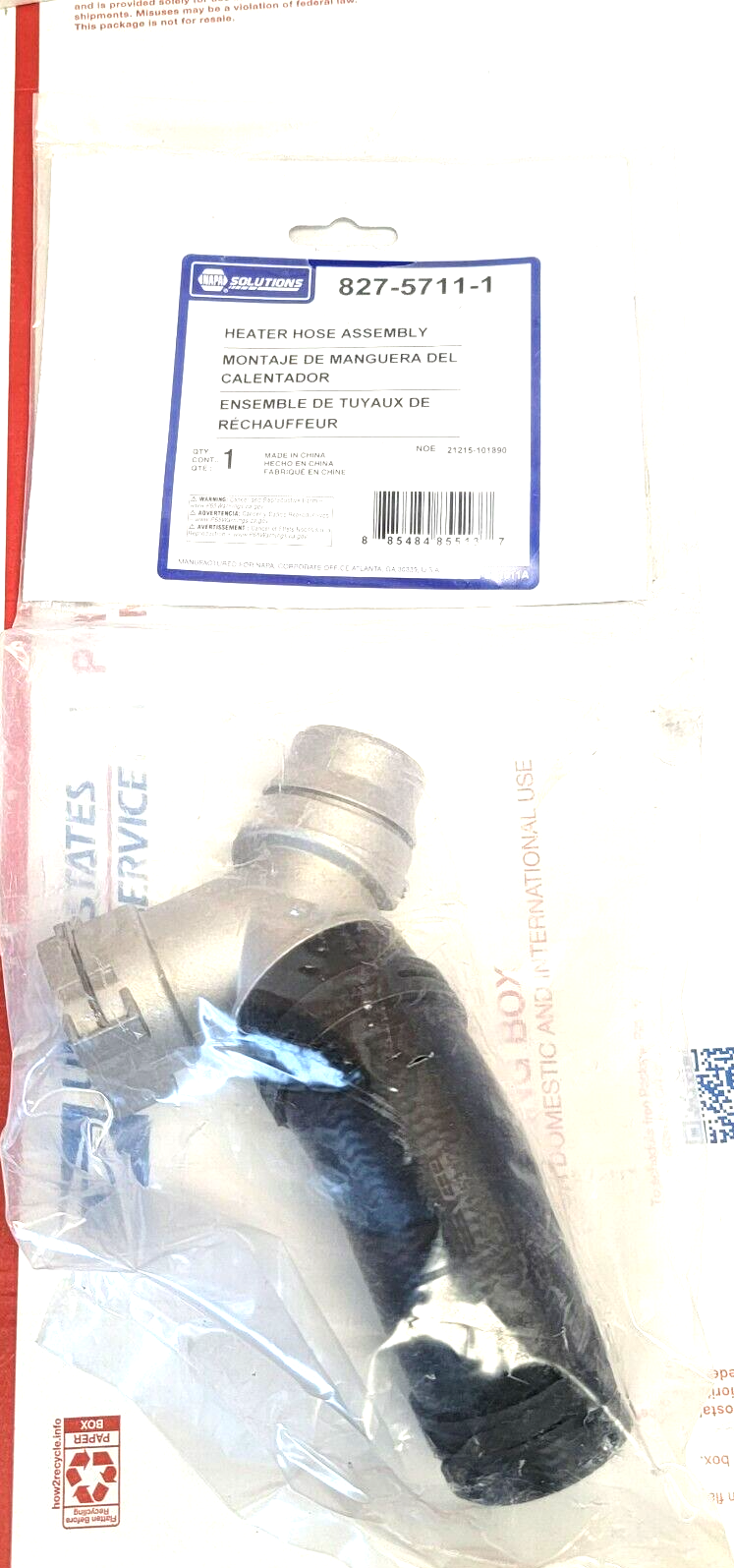 NAPA 82757111 Heater Hose Assembly eBay