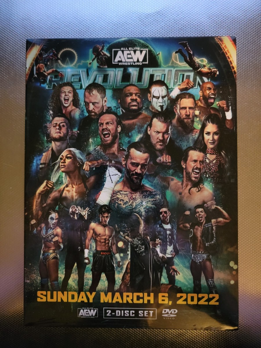 AEW Revolution 2022 DVD Brand New Sealed Extremely Rare New