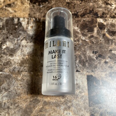 Milani Make It Last Setting Spray Travel Size 1.18 Fl Oz New Sealed Free Ship