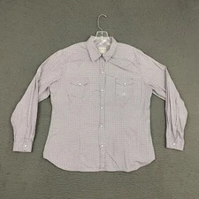 Roper Shirt Womens XL Multicolor Geometric Floral Pearl Snap Western Rodeo Mom