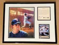 California Angels Tim Salmon 1995 Baseball 11x14 FRAMED Kelly Russell Print