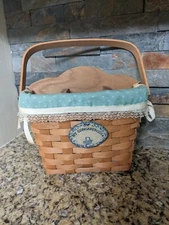 Longaberger 1995 Dresden Tour Basket with SIGNATURES.