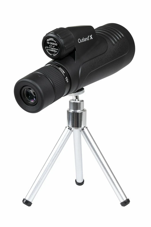Celestron 10-30 x 50mm OUTLAND X ZOOM MONOCULAR + TRIPOD & CASE #72373 (UK) BNIB - Image 4 of 4