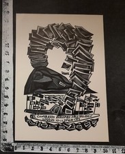 WUNDERKAMMER B EXLIBRIS 435 - " SVIZZERA LUGANO CARTOLINA"- * T. MARANGONI * - X