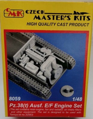 MW22 CMK 8059 PZ.38(T) AUSF. E/F ENGINE SET MOTOR SET 1/48