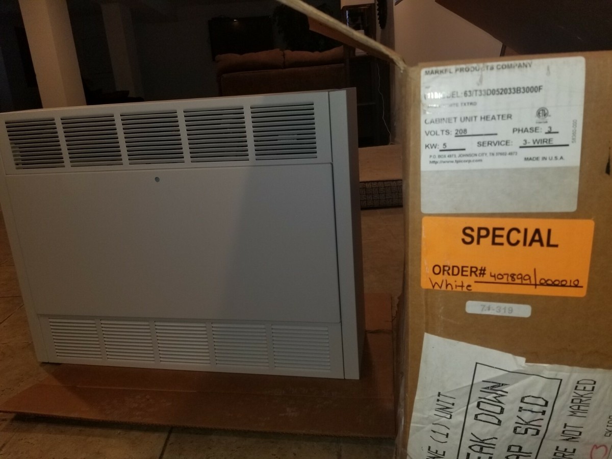 White TXTRD Cabinet Unit Heater 6300/T Series Model:63/T33D052033B3000F |  eBay