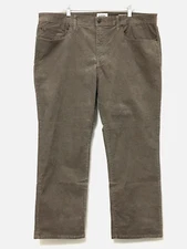 Goodfellow & Co Men's 42 x 30 Gray Straight Leg Corduroy 5-Pocket Pants