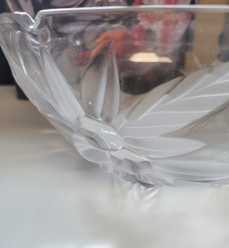 Mikasa Savoir Vivre Crystal Cherry Orchard WY118/250 Hostess 10.5" Bowl w/Box - Picture 6 of 8
