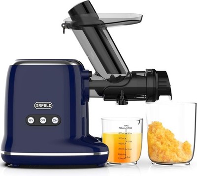 Cold Press Juicer Machines Quiet with 3'' Feed Chute High Juice Yield Easy Clean