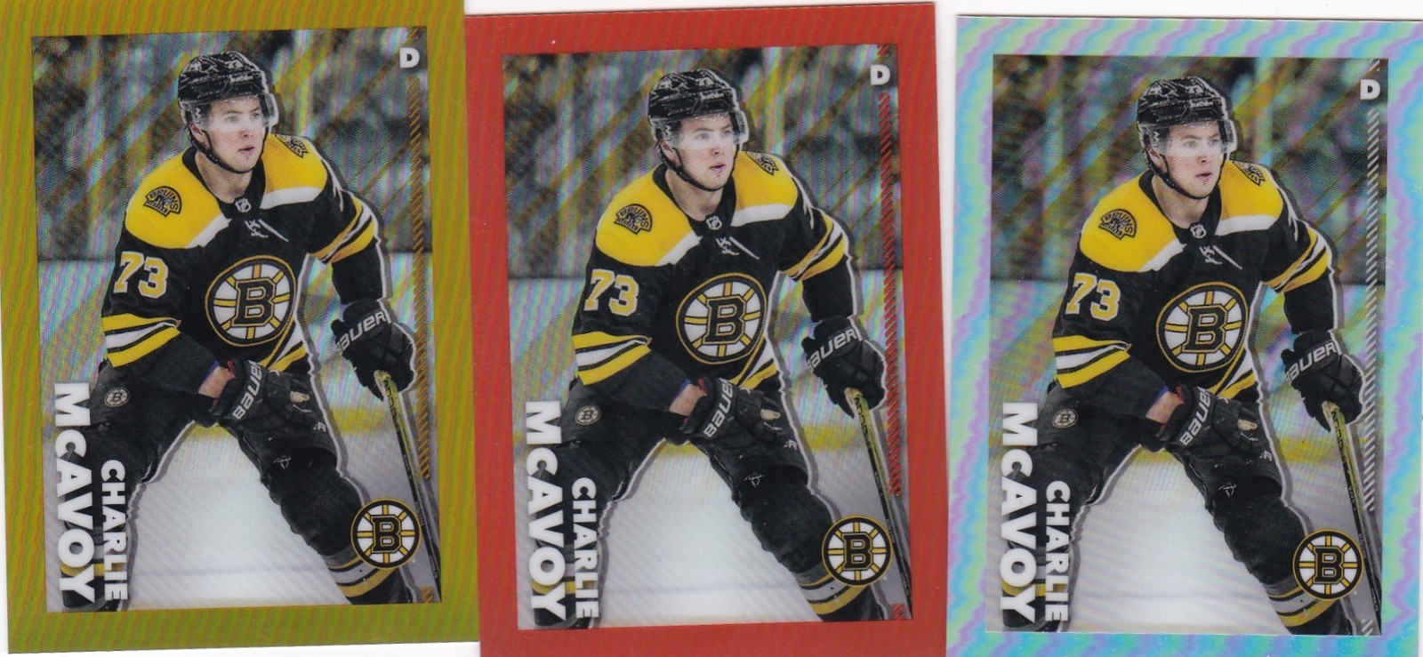 2022-23 TOPPS CHROME NHL STICKER #44 CHARLIE MCAVOY /25-GOLD/50-SILVER /99