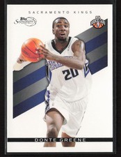 Donte Greene 2008-09 Topps Signature #TS-DGR /2325 Sacramento Kings
