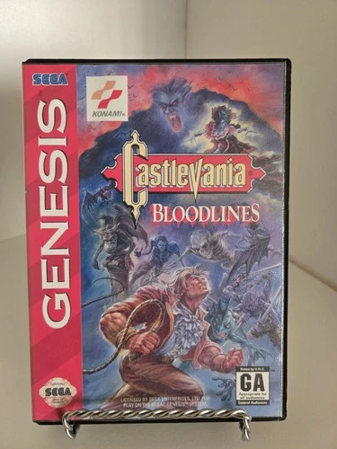 Castlevania Bloodlines (Sega Genesis, 1994) Authentic No Manual Tested