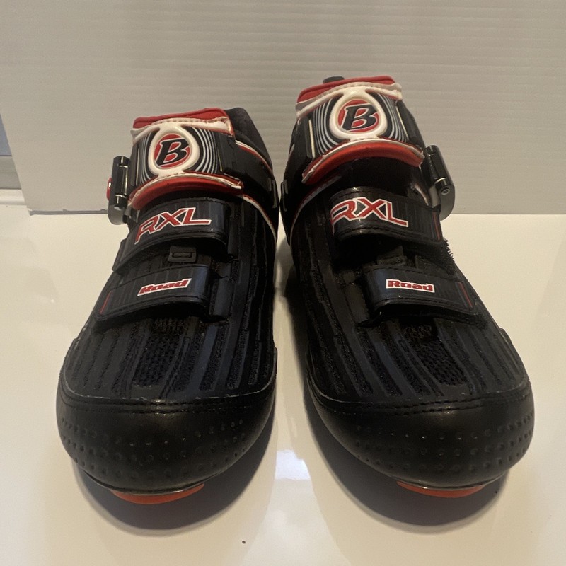 Bontrager RXL Road Cycling Shoes Sneaker Black/Red/White AU 11 Buckle U.S. 9.5