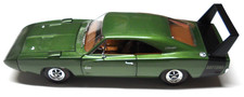 Ertl American Muscle 1969 HEMI Dodge Charger Daytona Green Metallic 1:18 Diecast