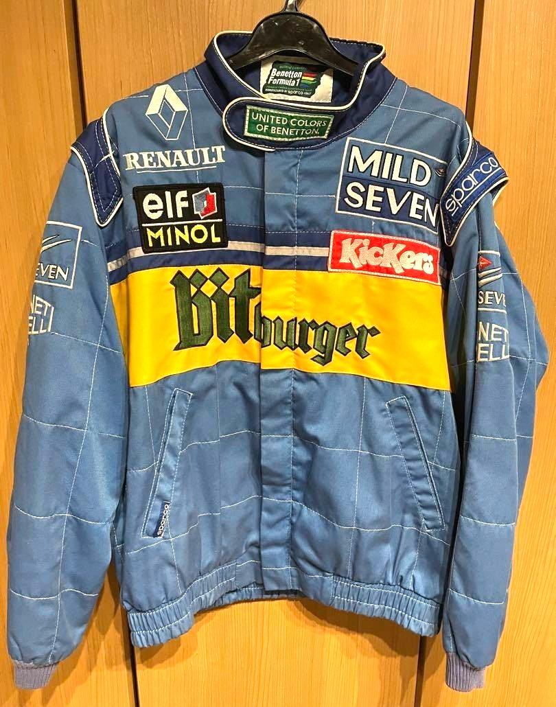 Benetton F1 Racing Jacket 90s Sparco Mild Seven Schumacher