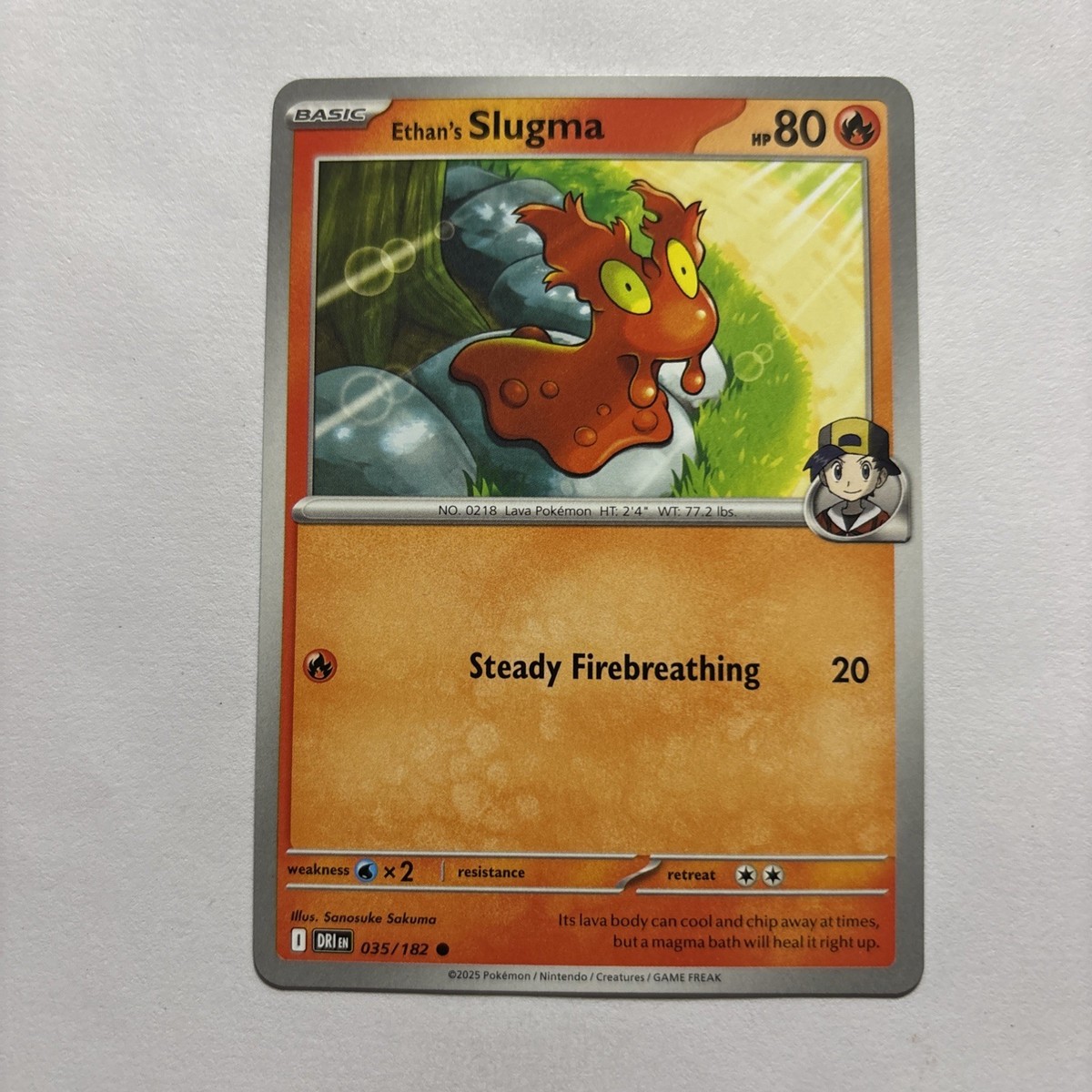 slugma pokemon card value TCG Spotlight: Some Of The Best Pokmon Cards Attack 2 Ethan's Slugma 035/182 Sv10: Destined