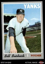 1970 Topps #167 Bill Burbach Yankees 6.5 - EX/MT+