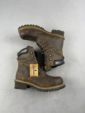Chippewa Boots Men's Sz 12 Hador 8" Steel Toe Insulated Logger Style 55025
