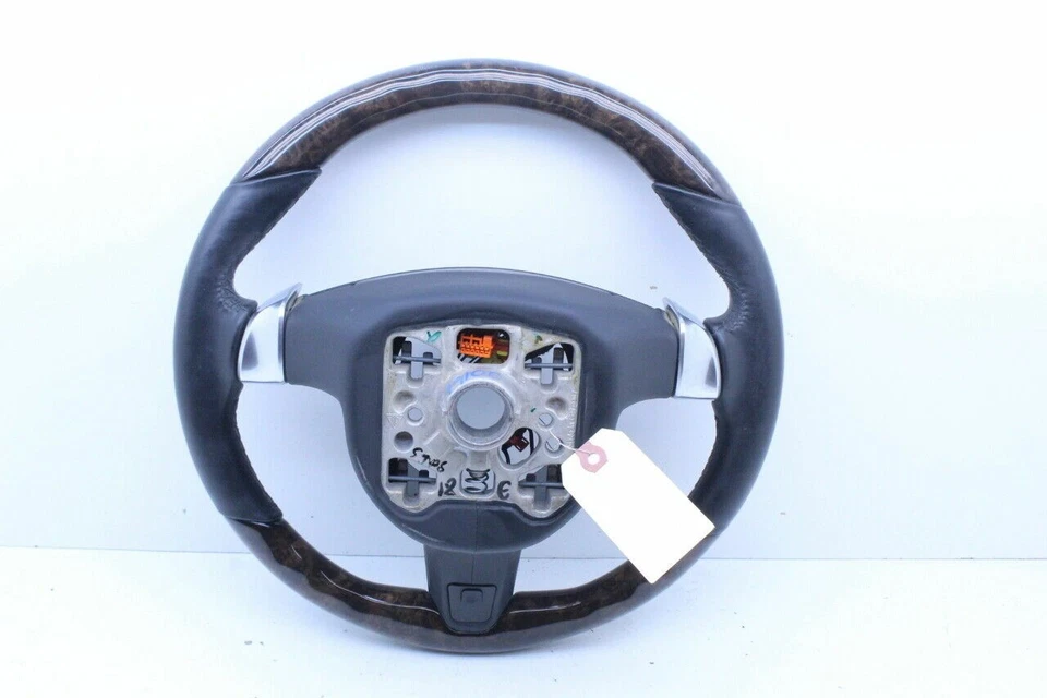 Volante Porsche Cayenne Panamera 2011-2014 madera OEM usado dañado Foto 2 de 4