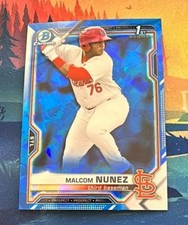 2021 Bowman Chrome Sapphire Edition - Chrome Prospects Malcom Nunez #BCP-226...